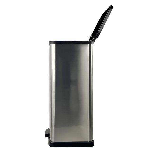 13.2 Gallon Plastic Rectangular Step Trash Can T644