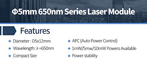 650nm Red Dot Laser Diode Module O3101