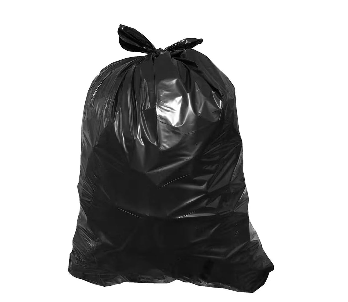 42 Gallon 50 Count 3 Mil Black Heavy Duty Trash Bags U28643