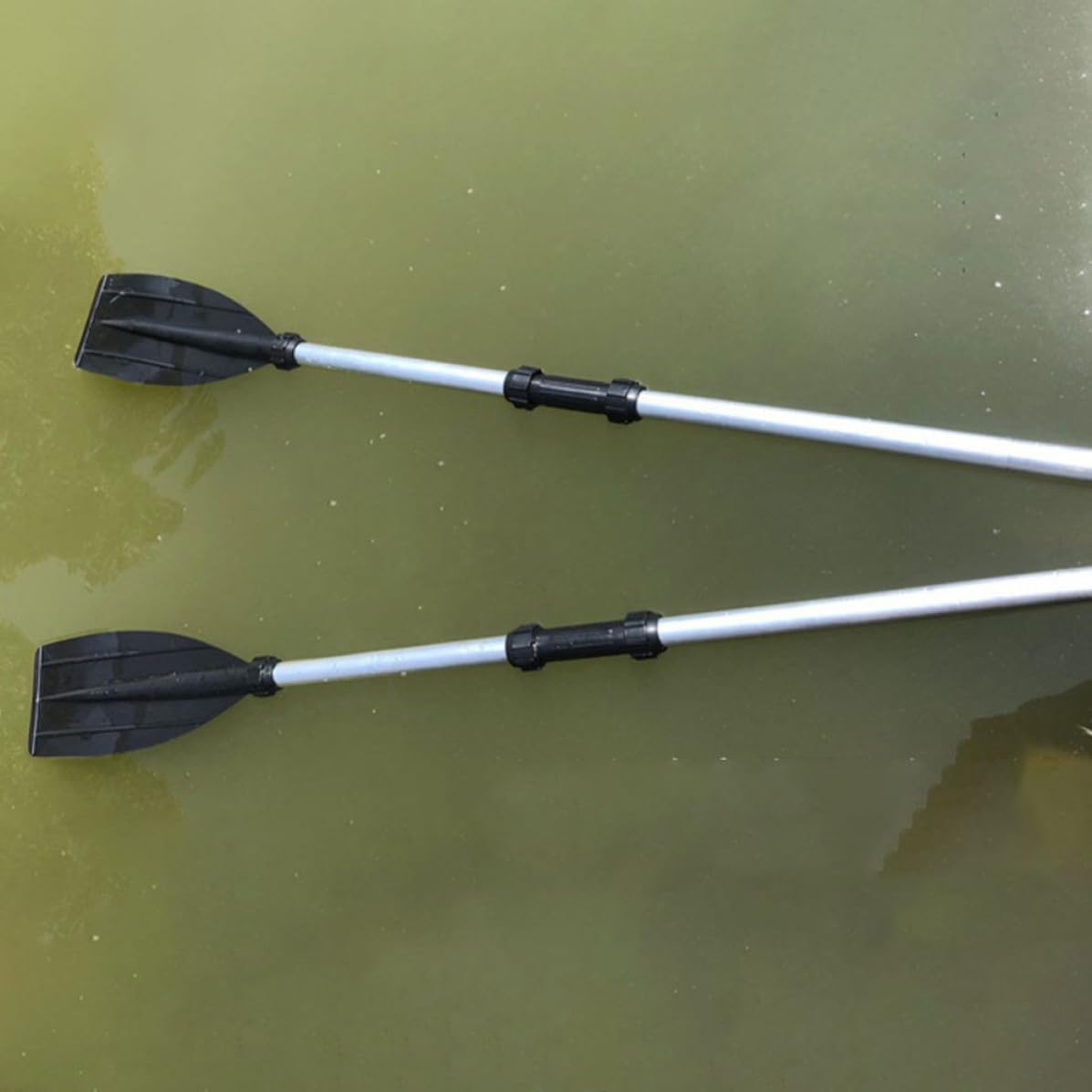 2pcs Adjustable Aluminum Alloy Kayak Paddle Set N456