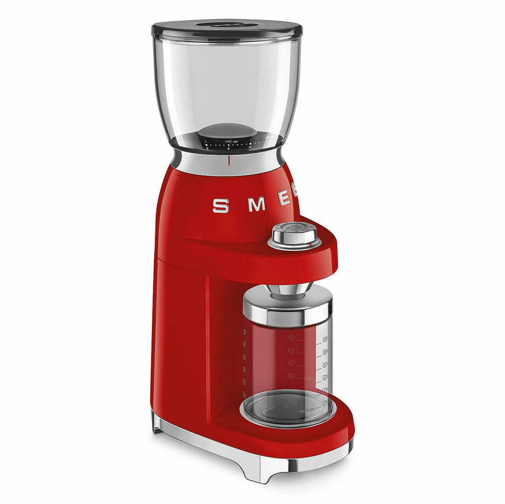 Red Coffee Grinder with 30 Grind Settings Z5849