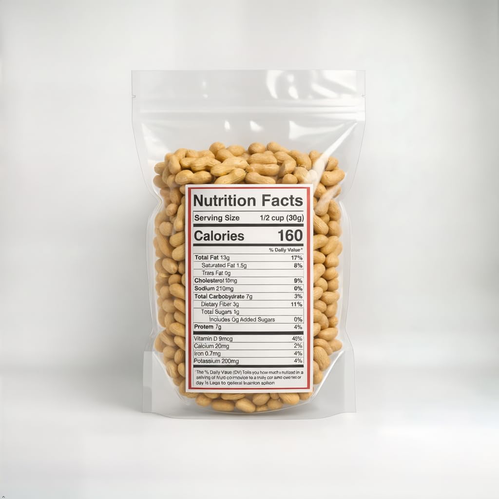2LB Natural Unsalted Peanuts in Shell G617