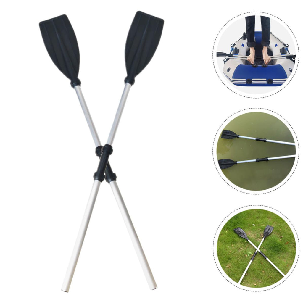 2pcs Adjustable Aluminum Alloy Kayak Paddle Set N456