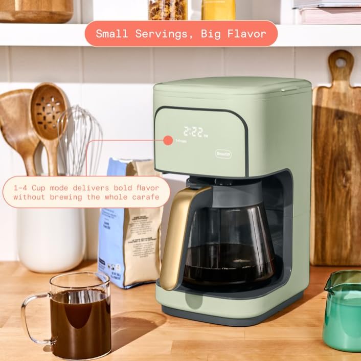 12 Cup Programmable Coffee Maker with Glass Carafe W6452