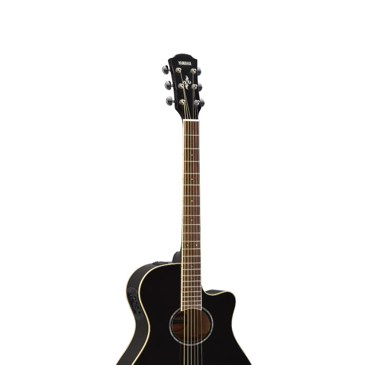 Black Thin Body Acoustic-Electric Guitar X28979