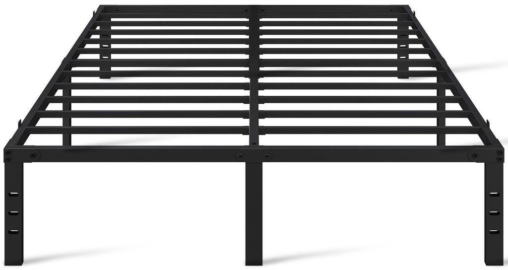 14 Inch Queen Size Black Metal Platform Bed Frame M32354