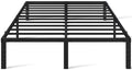 14 Inch Queen Size Black Metal Platform Bed Frame M32354