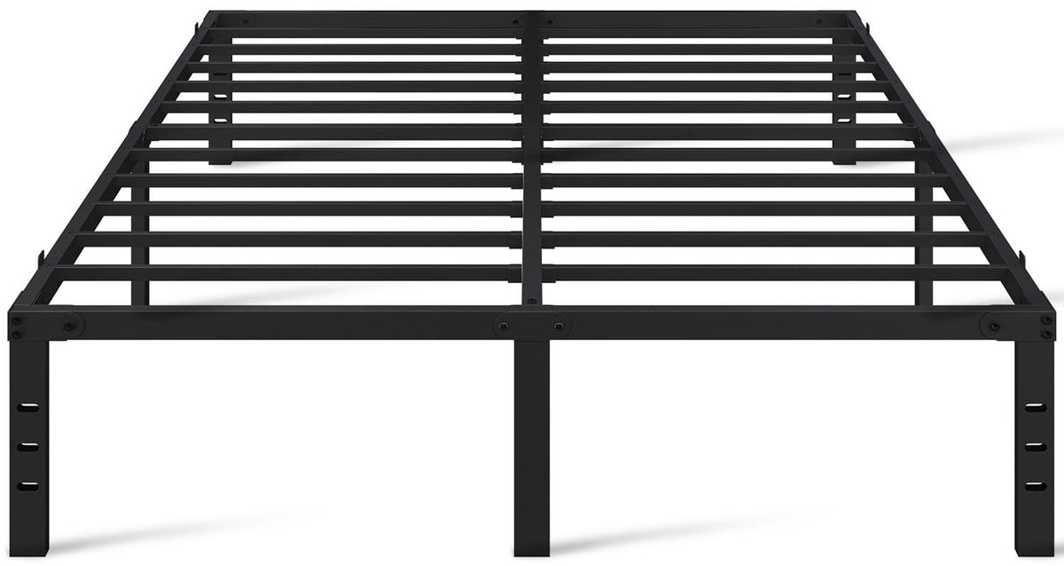 14 Inch Queen Size Black Metal Platform Bed Frame M32354