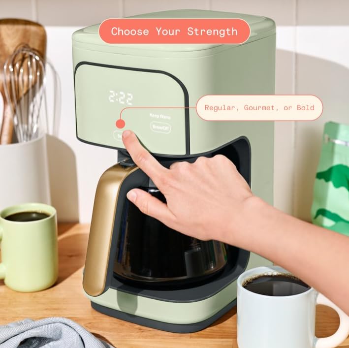 12 Cup Programmable Coffee Maker with Glass Carafe W6452
