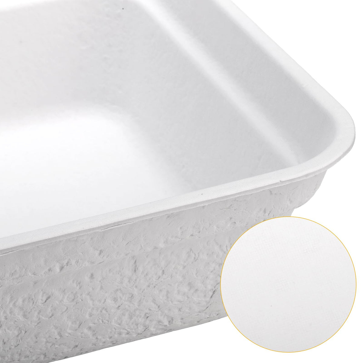 8 Pack White Cardboard Disposable Cat Litter Boxes D1935