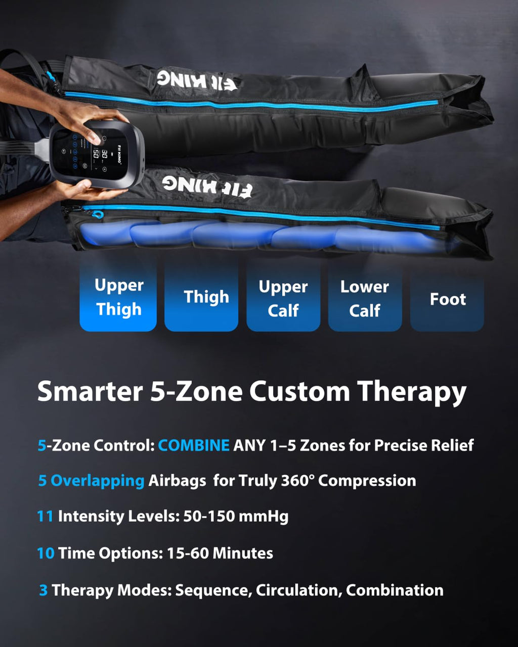 Cordless Leg Massager Compression Boots H50511