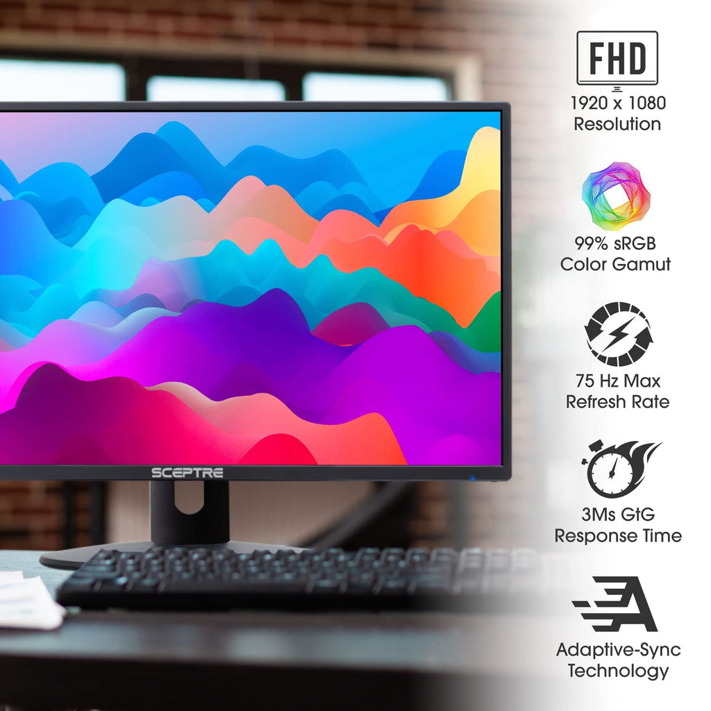 22 Inch FHD LED Monitor 75Hz 2X HDMI VGA M1457