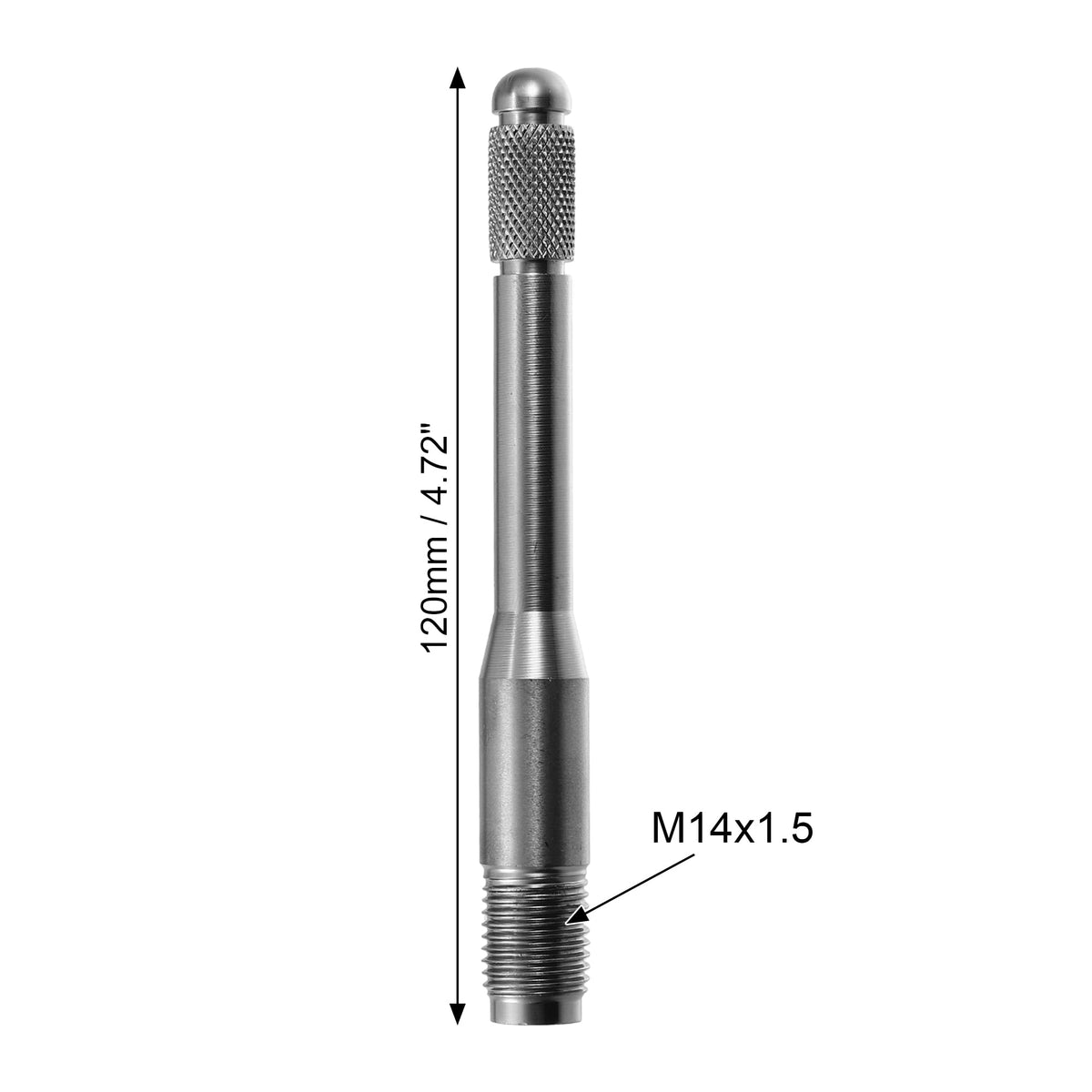 M14x1.5 Wheel Alignment Pin Mounting Tool Silver Tone P138515