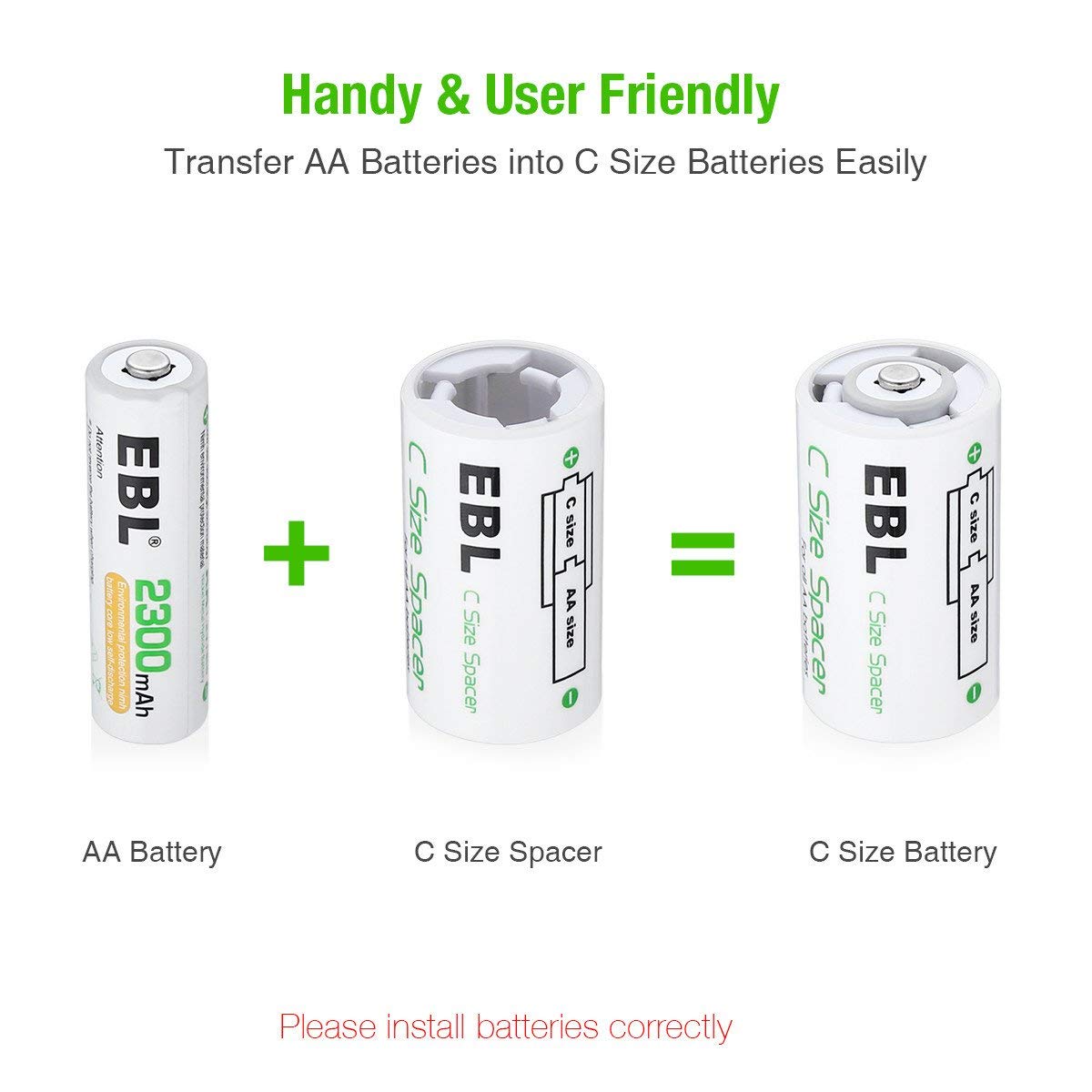 Purple Battery Box with 12 AA Batteries, 8 AAA Batteries, C Adapters, D Adapters W8594