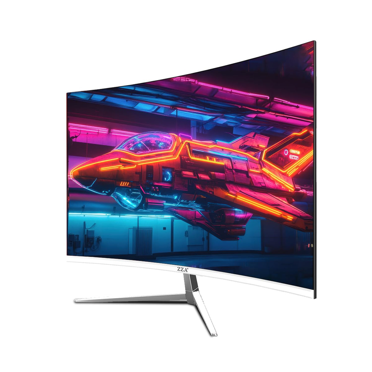 27 inch White Curved Gaming Monitor X1633
