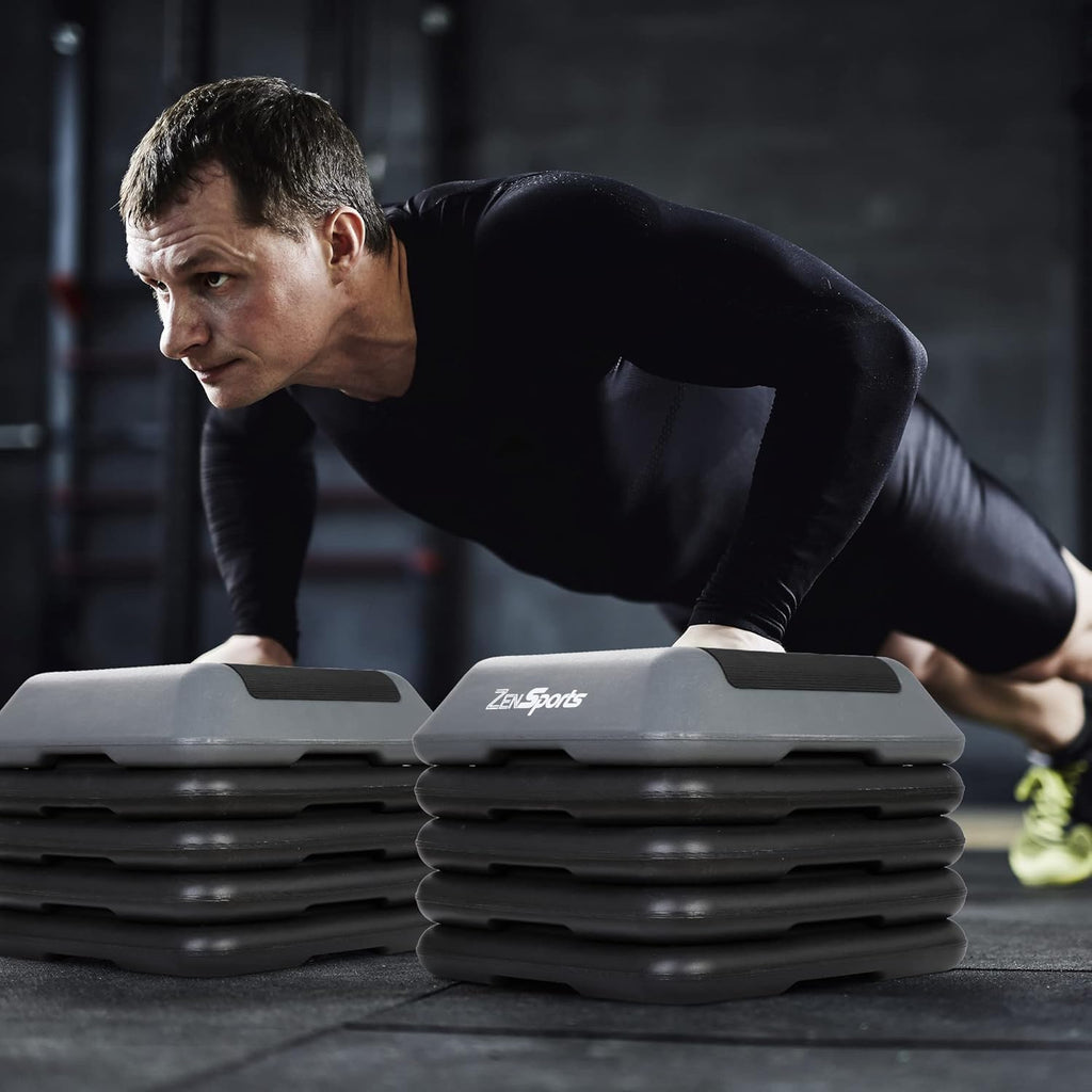 Adjustable Aerobic Step Platform with 4 Risers W5213