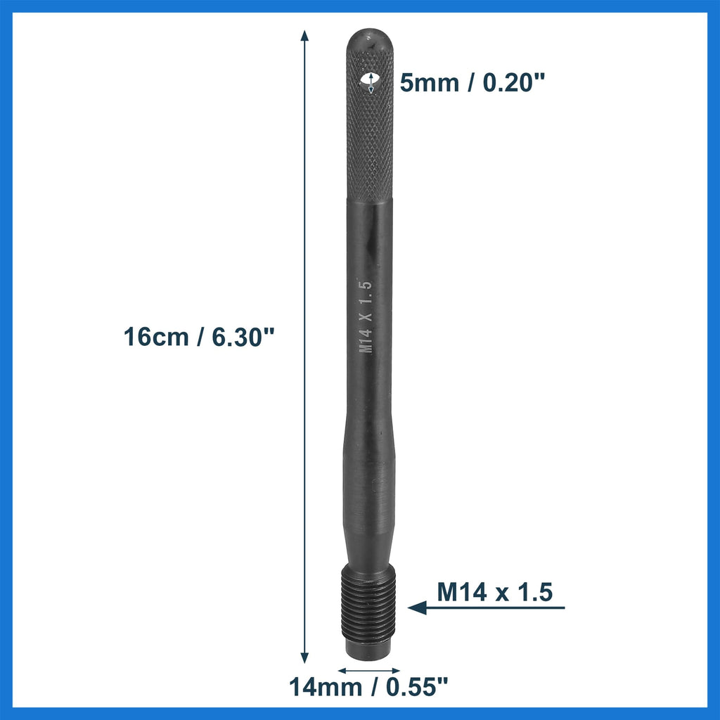 Black Carbon Steel Wheel Hangers Alignment Pin M14x1.5 L936670