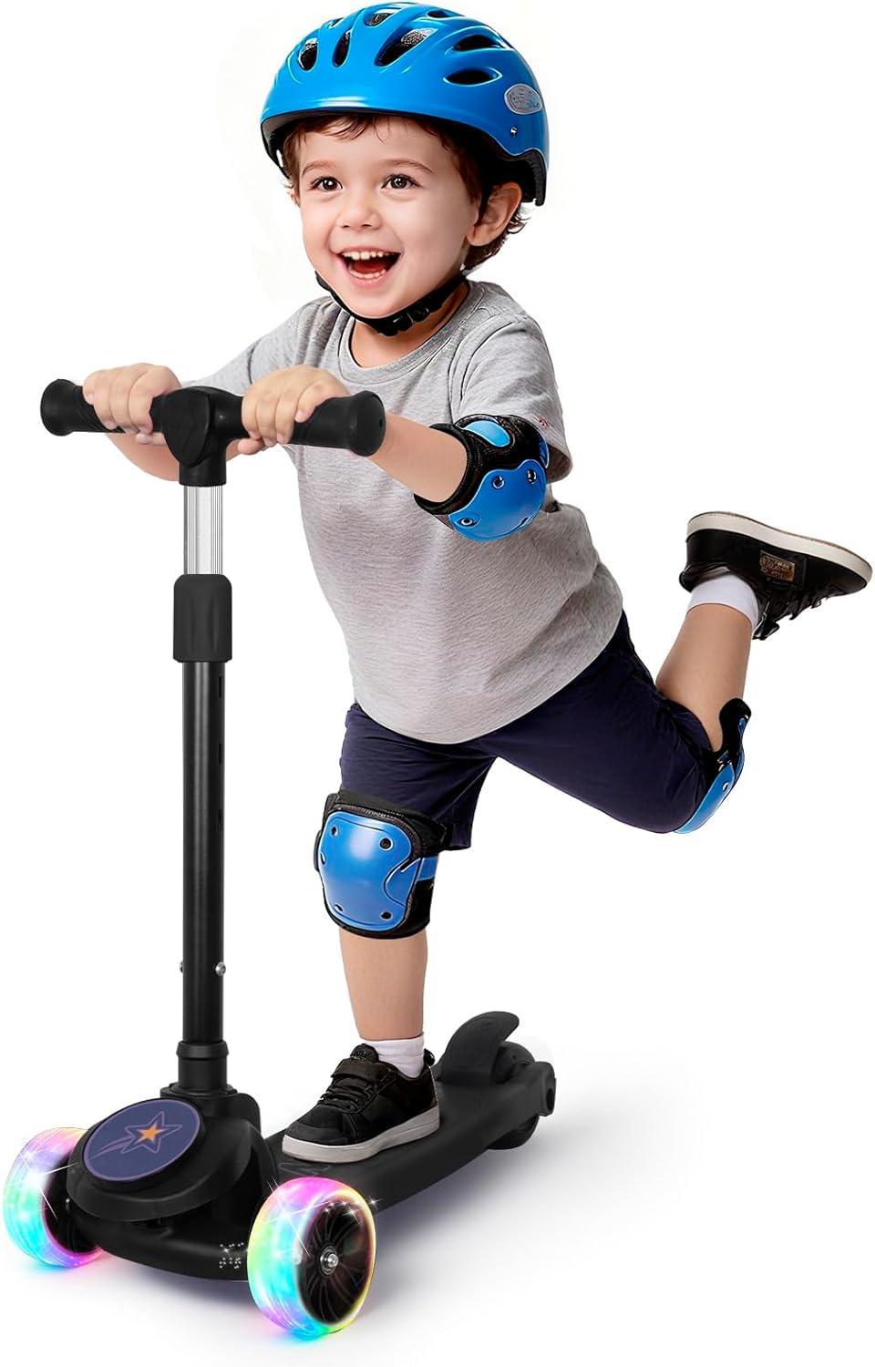 3 Wheel Kids Scooter with Light Up Wheels E694
