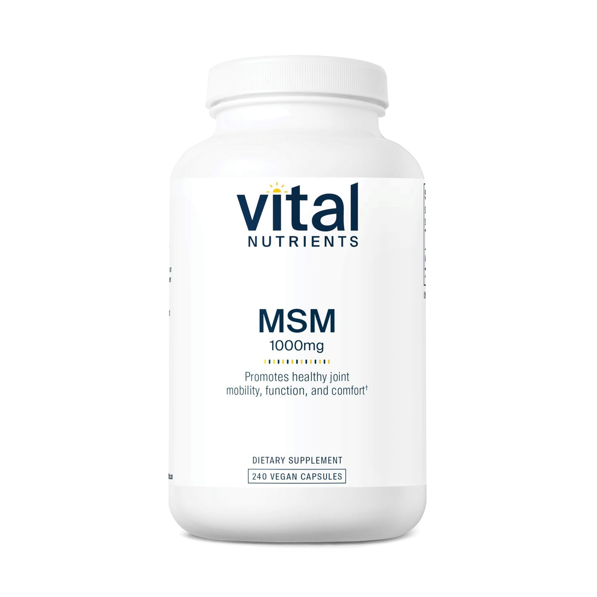 MSM 1,000mg 240 Capsules S263