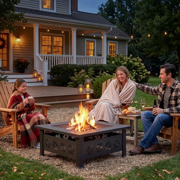 32-inch Square Wood-Burning Stove F983792