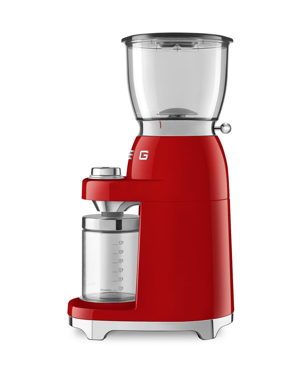Red Coffee Grinder with 30 Grind Settings Z5849