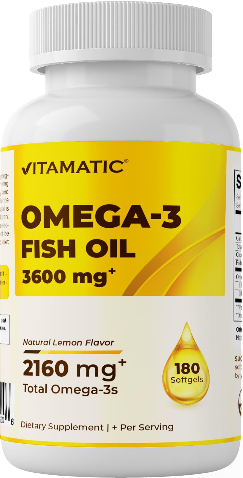 Omega 3 Fish Oil 3600mg Softgels P684
