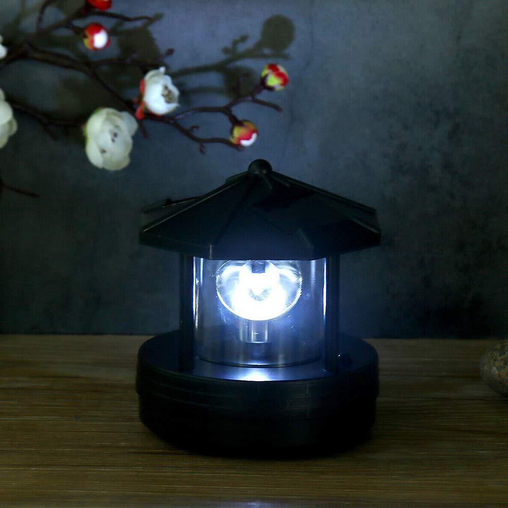 Waterproof Rotating LED Lighthouse Light J782268