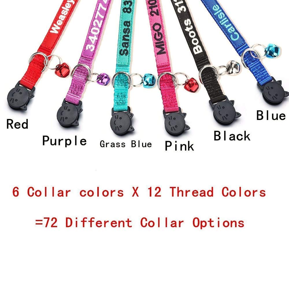 Nylon Cat Collar with Bell Q281