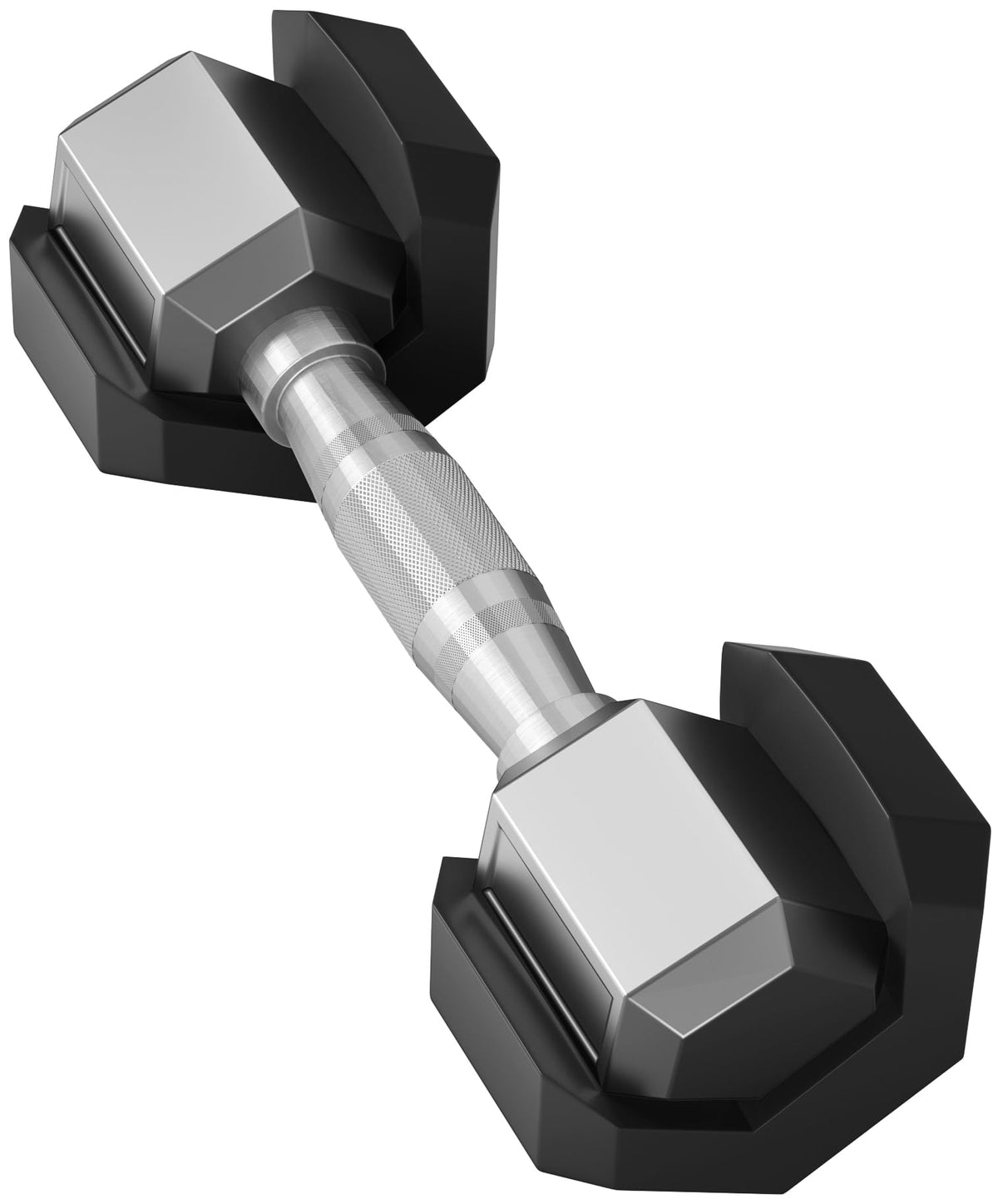 Rubber Encased Hex Dumbbells Q5383