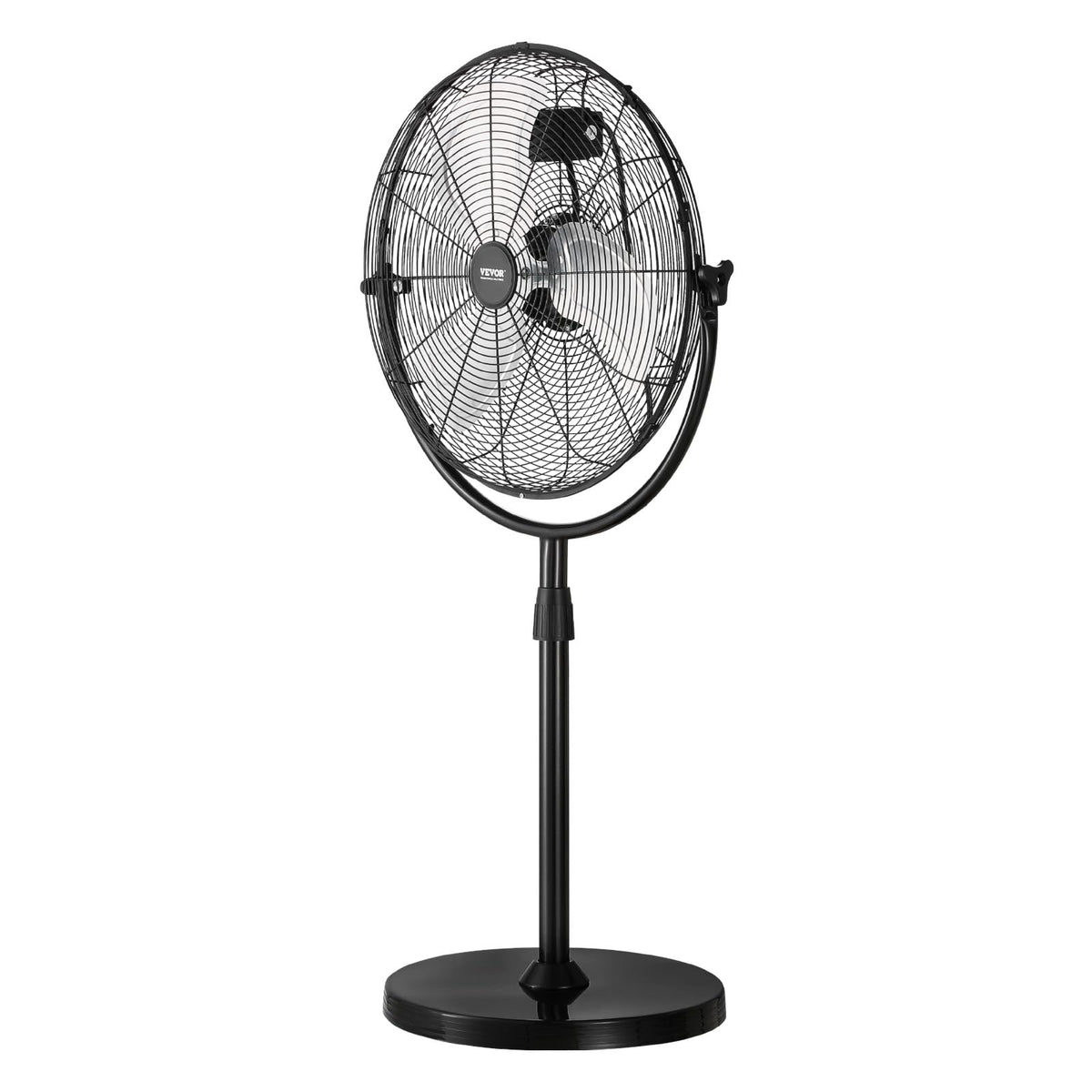 20 Inch 3 Speed Adjustable Height Pedestal Fan L39428