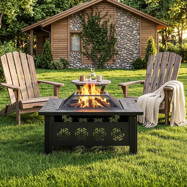 32-inch Square Wood-Burning Stove F983792