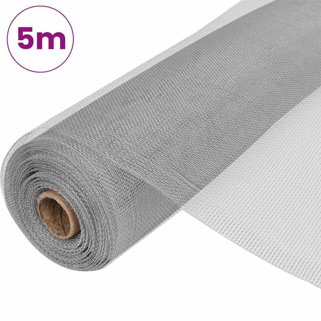 Aluminum Mesh Screen 39.4x196.9 Inch Silver Mesh Roll W640814