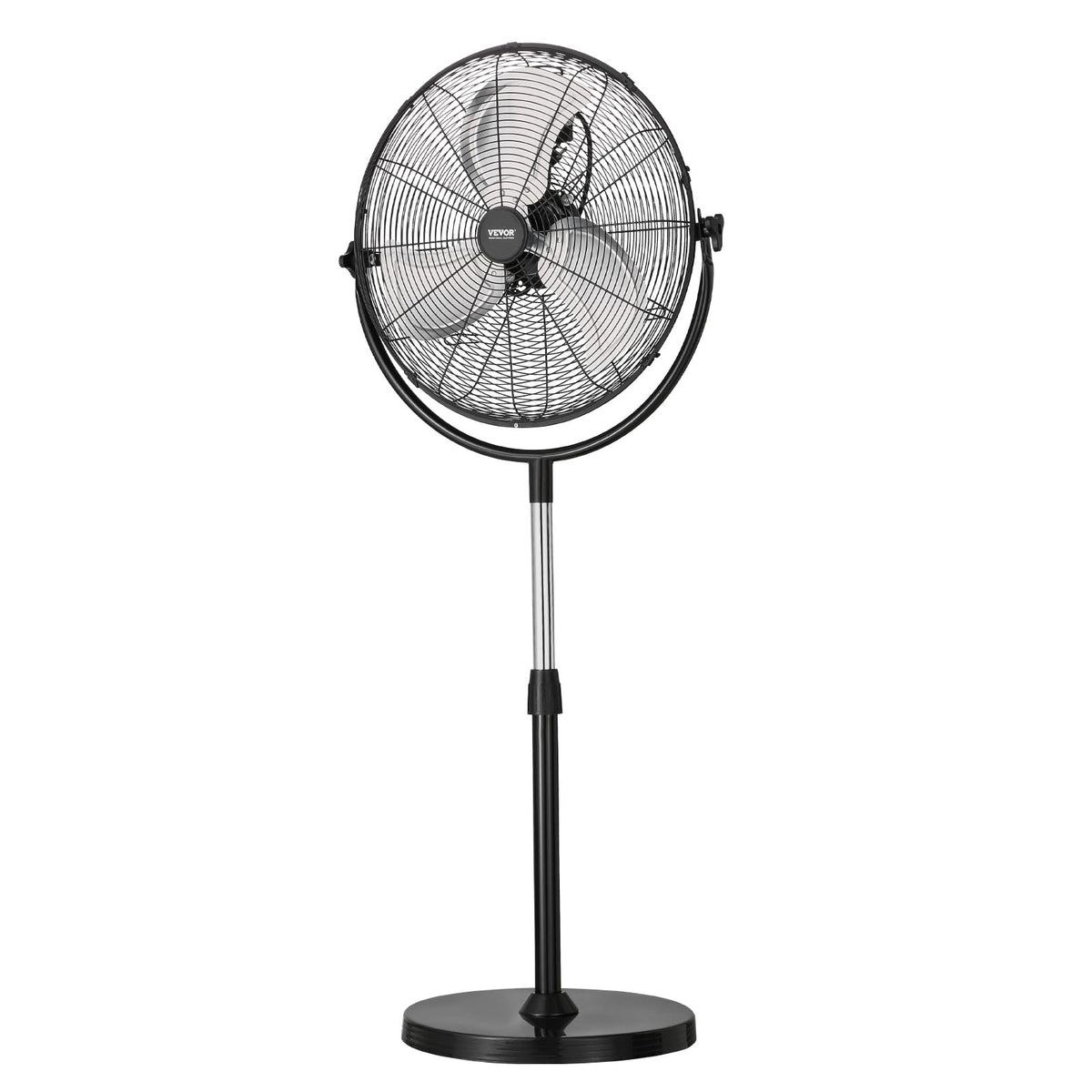 20 Inch 3 Speed Adjustable Height Pedestal Fan L39428