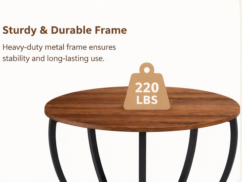 Round Coffee Table with Storage G890