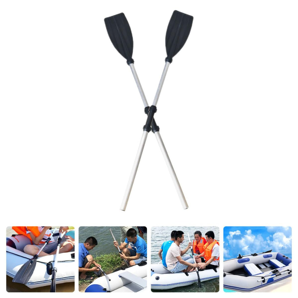 2pcs Adjustable Aluminum Alloy Kayak Paddle Set N456