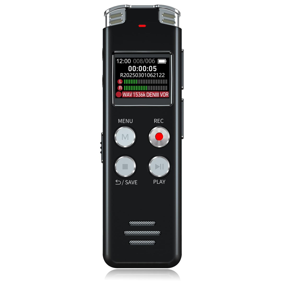 64GB Digital Voice Recorder with Playback J55043