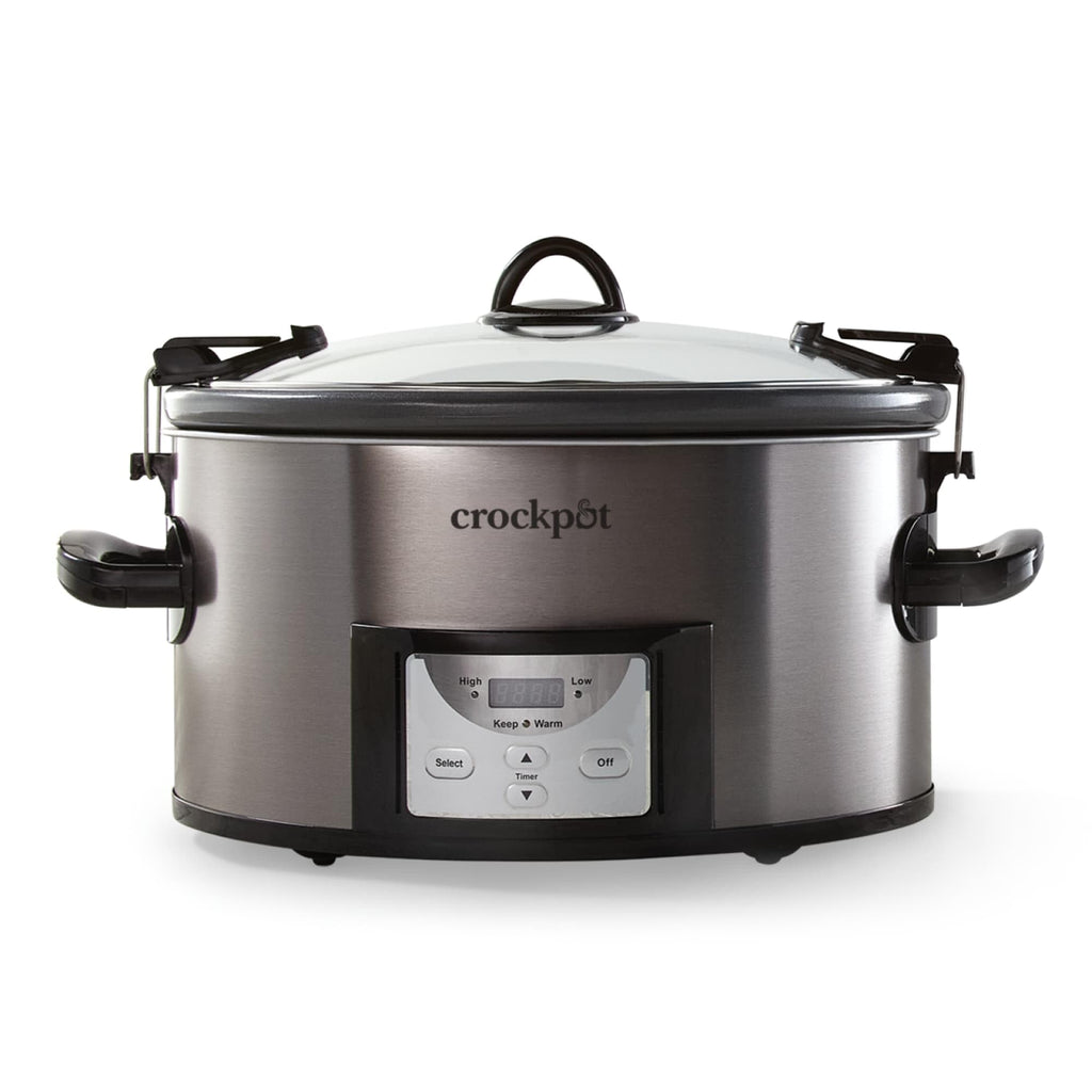 Programmable Slow Cooker, Stainless Steel, 6 Quart Oval O9214