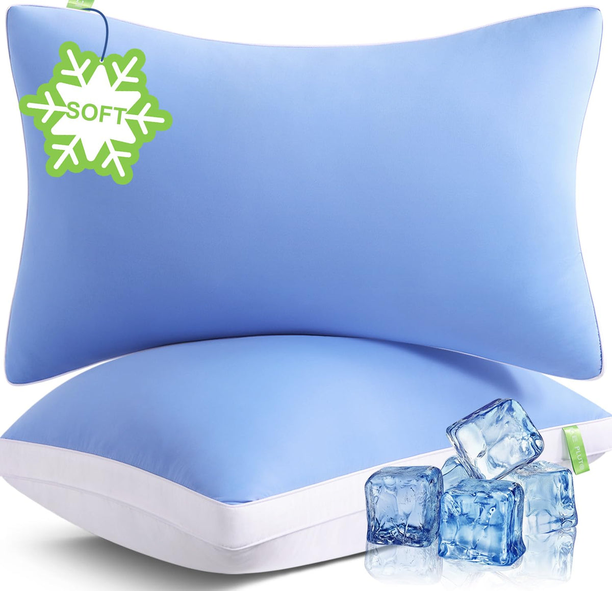 King Size Set of 2 Down Alternative Bed Pillows L8235