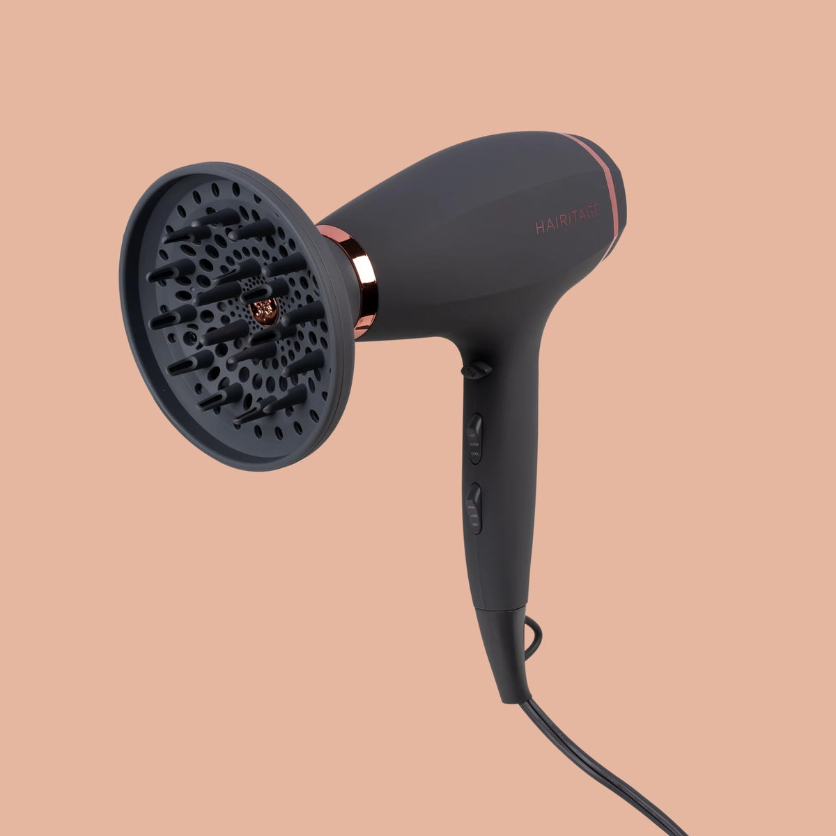 Ionic Hair Blow Dryer & Diffuser 1875 Watts 3 Heat Settings X36333