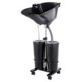 Portable Shampoo Bowl with Electric Pump, Height Adjustable Hair Washing Basin P80350