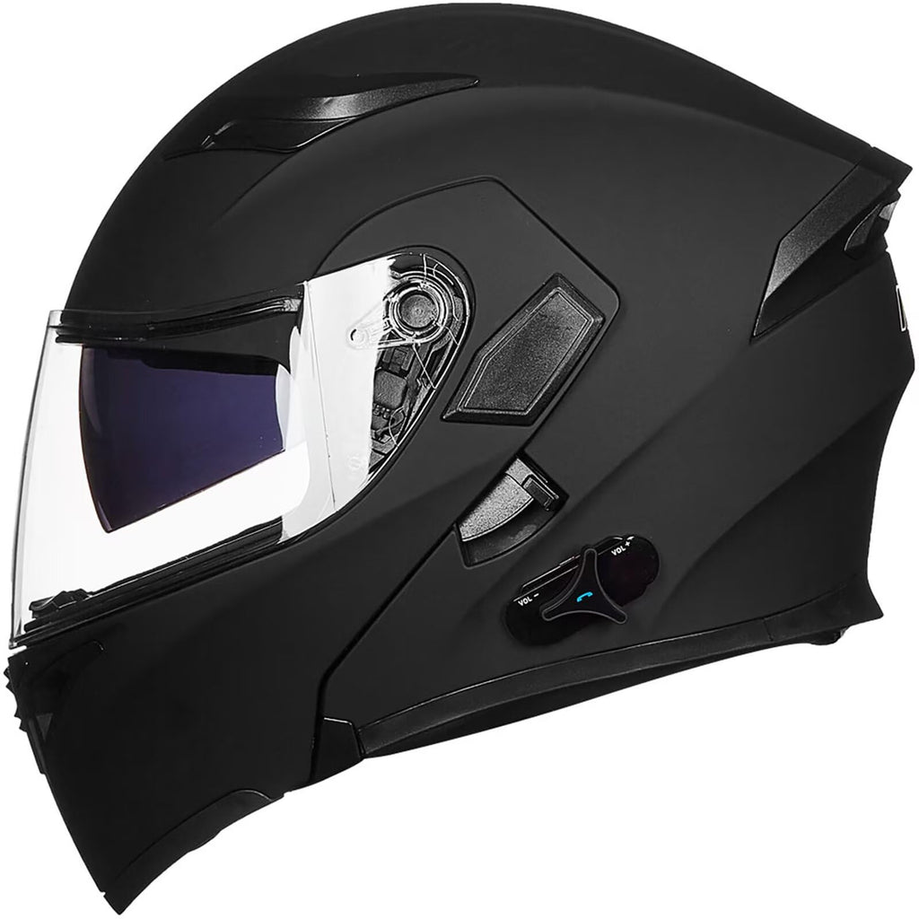 Bluetooth Modular Flip up Full Face Motorcycle Helmet E29331