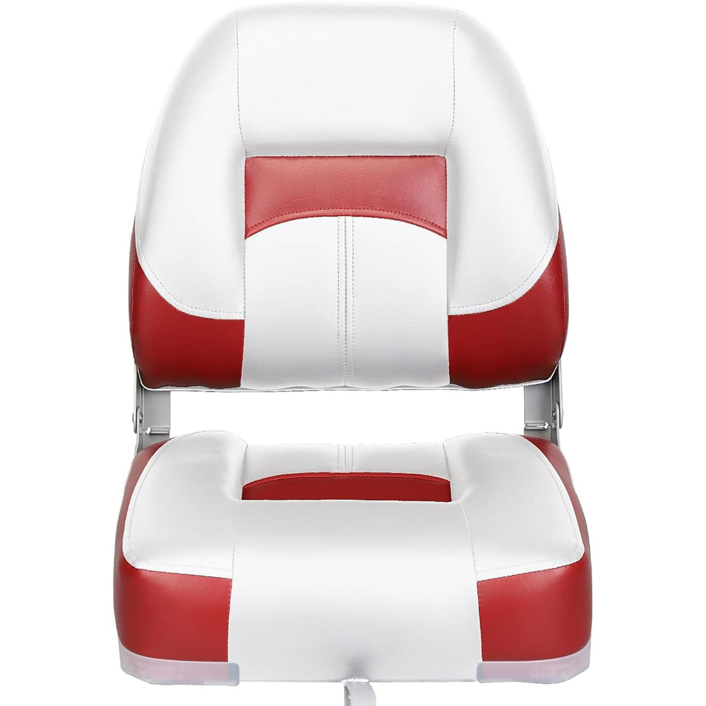Two Tone Low Back Folding Boat Seat W140