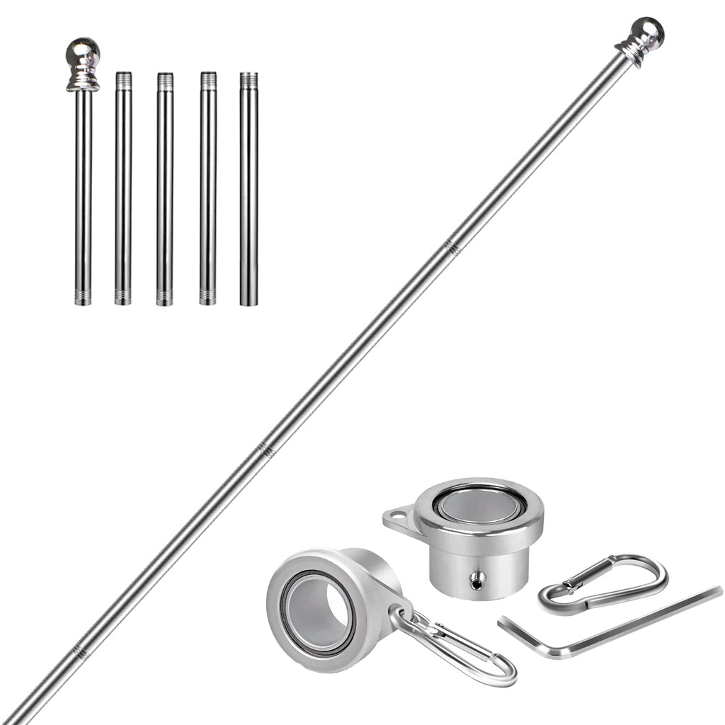 6 FT Stainless Steel Flag Pole Q46873
