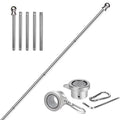 6 FT Stainless Steel Flag Pole Q46873