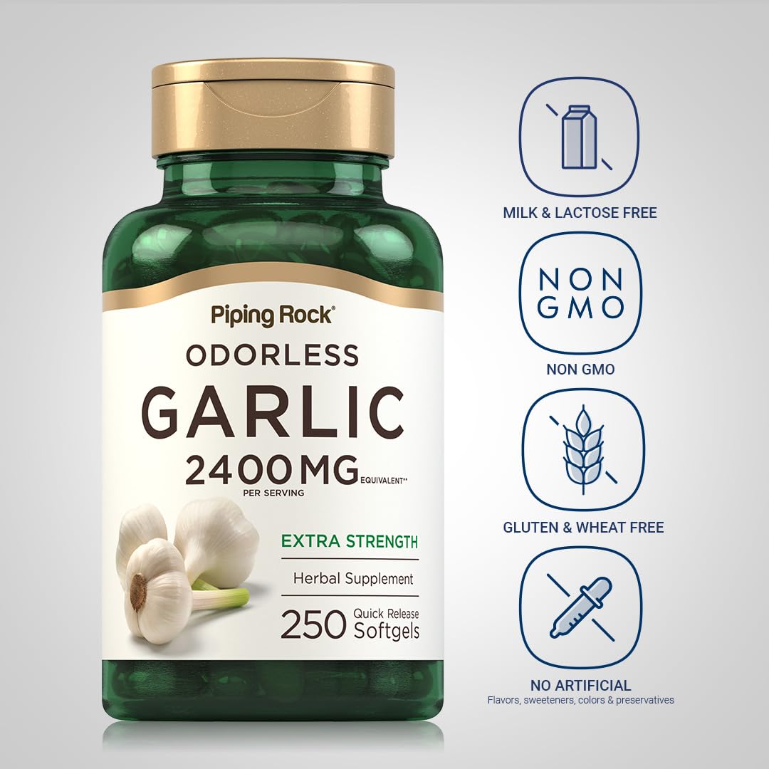 Odorless Garlic Softgels 250 Count X7476