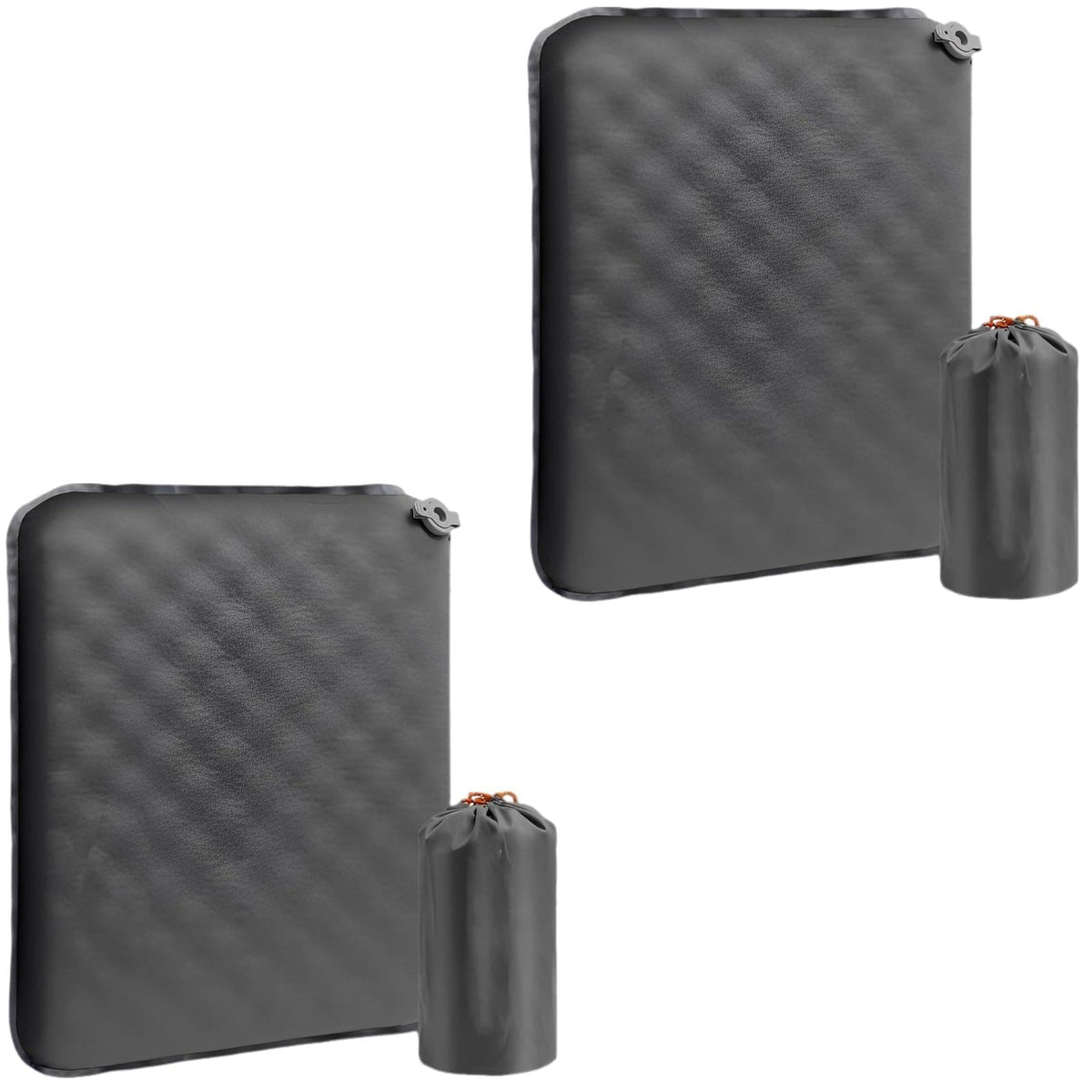 2 Pcs Inflatable Seat Cushion, 16.9 X 13 in, Lightweight Nylon TPU D771094