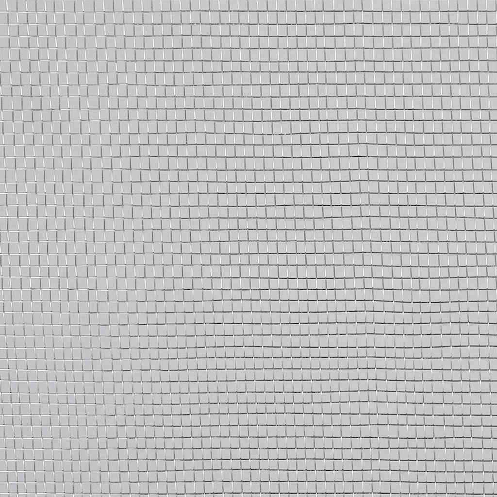 Aluminum Mesh Screen 39.4x196.9 Inch Silver Mesh Roll W640814