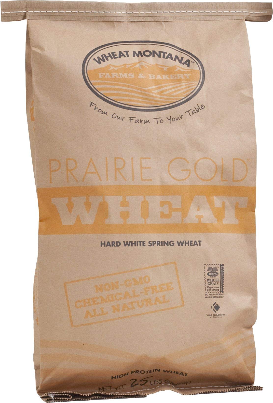 Hard White Wheat, 25 Pounds - Pack of 3 K20191