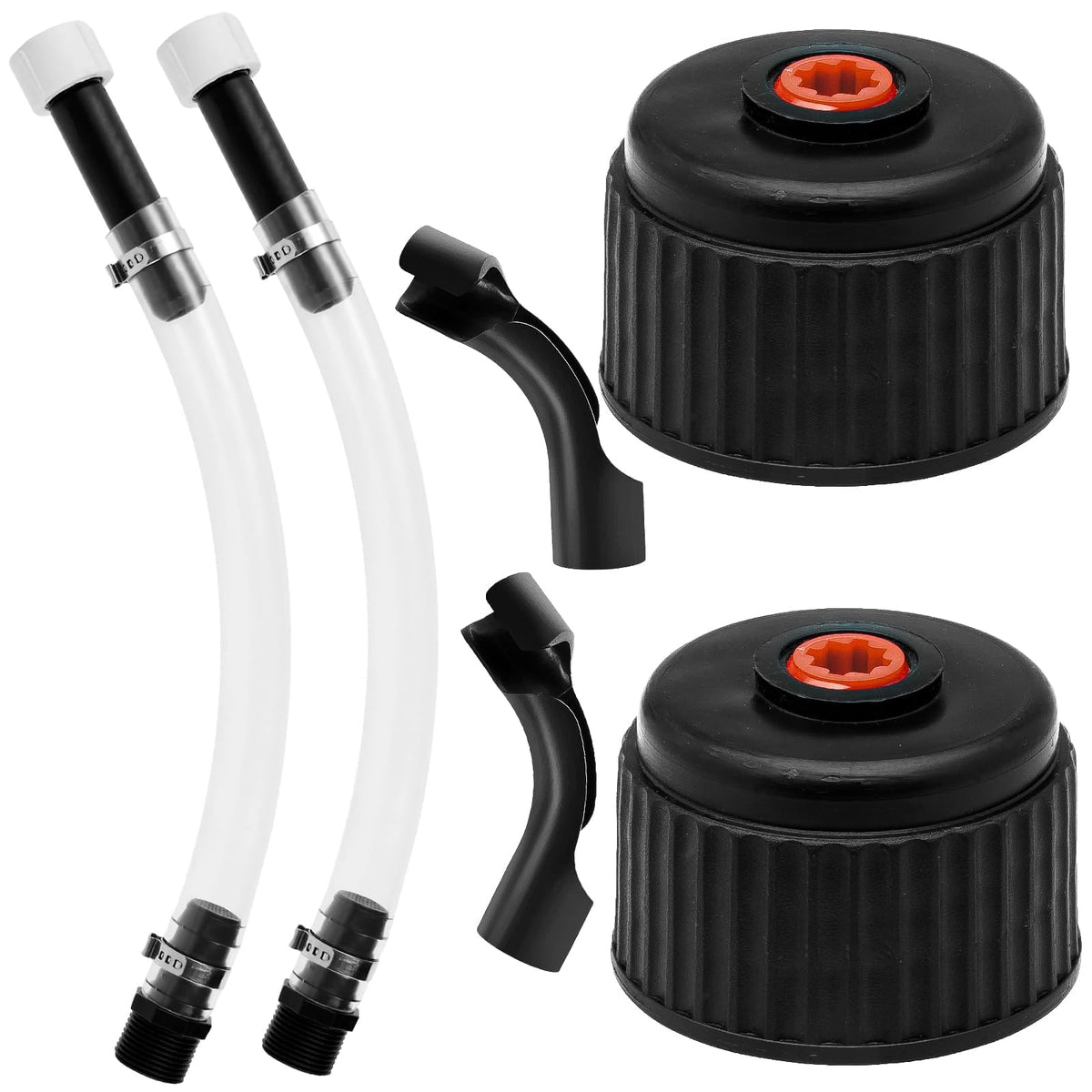 6 Piece Racing Fuel Jug Hose & Cap Kit D36705
