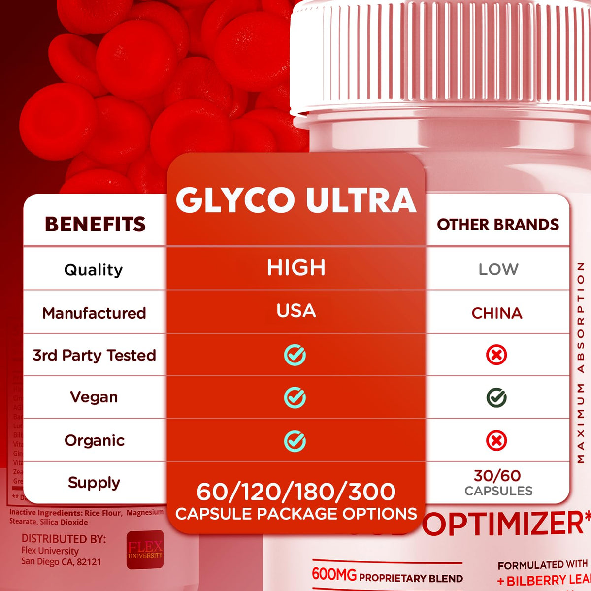 3 Pack 180 Capsules Supplement G209